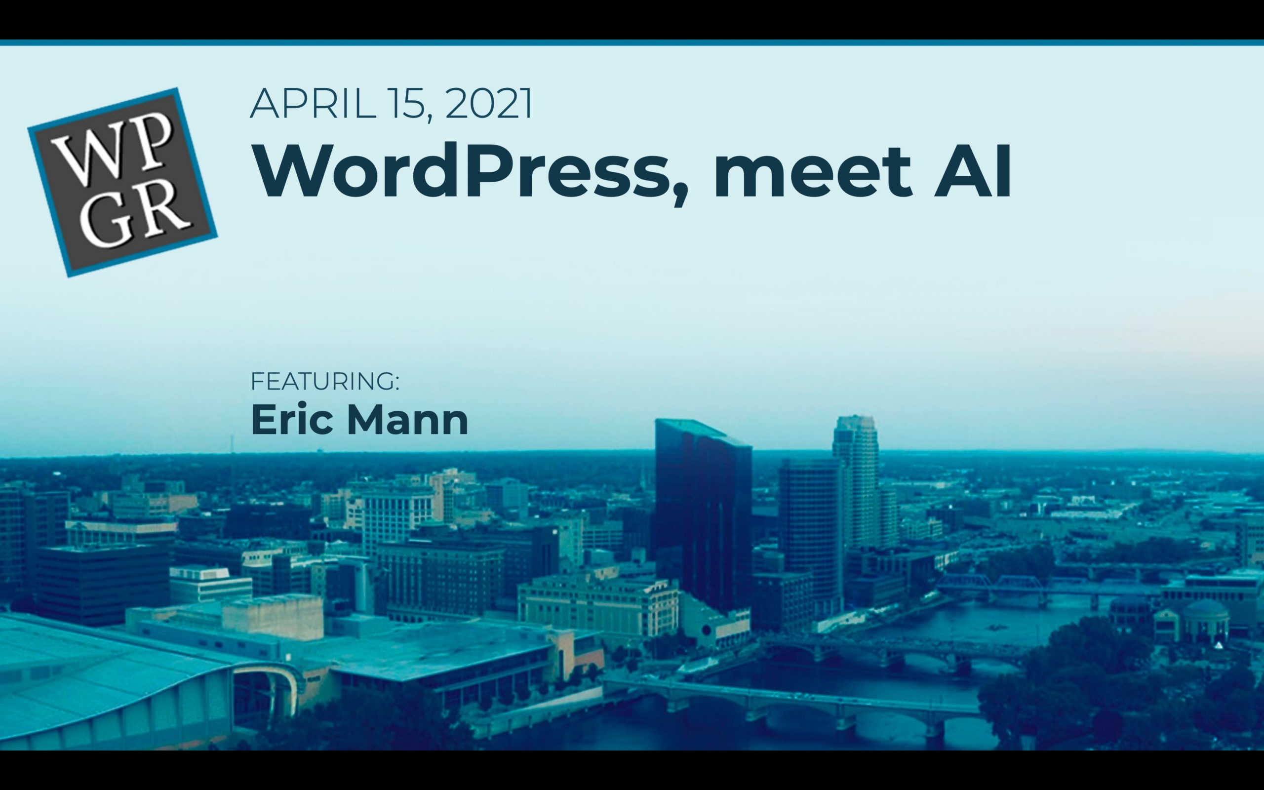 Banner: WordPress, Meet AI